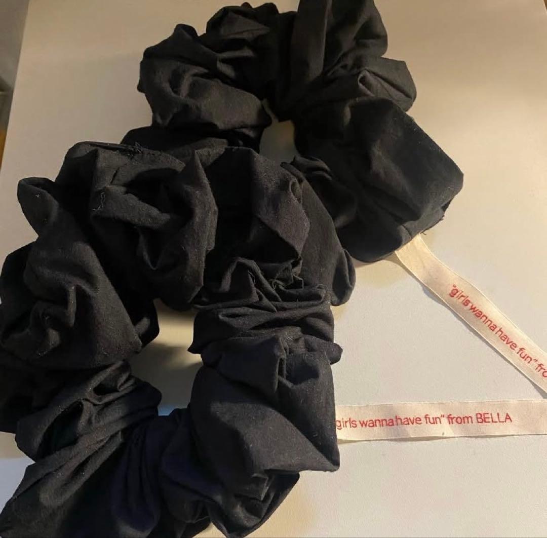 BELLA シュシュ　ブラック　cityshop