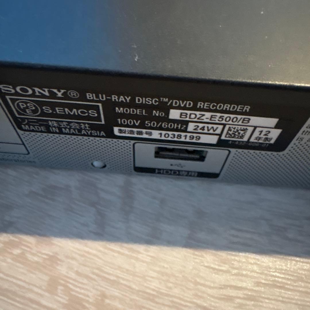 SONY Blu-rayレコーダー