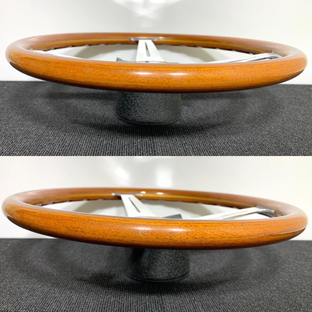 ナルディ クラシック ウッドステアリング 良品 ホーンボタン＆ホーンリング付き