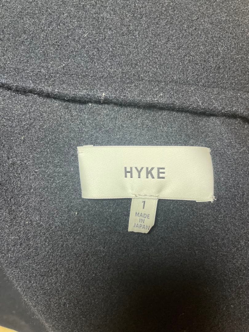 ジャケット・アウター HYKE DOUBLE FACE DUFFLE JACKET