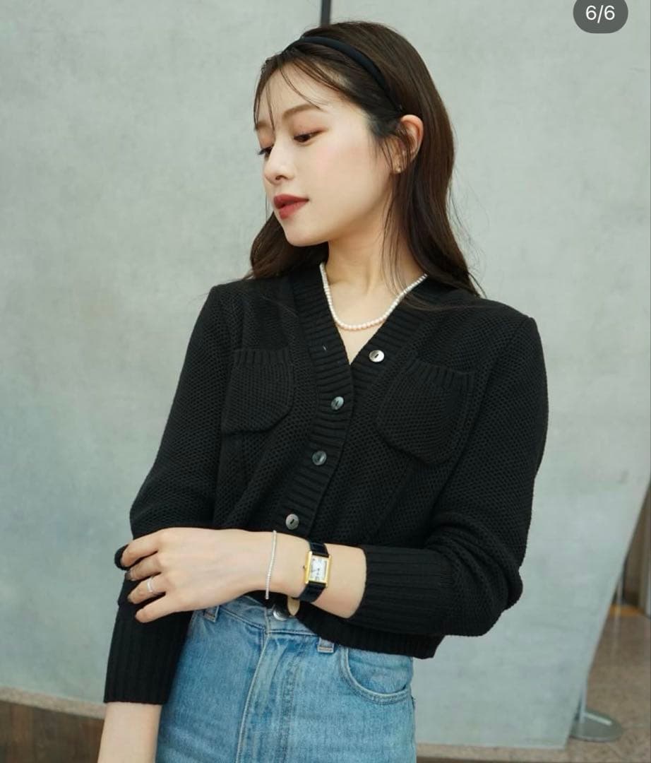 laubeblanc Basket Knit Cardigan アンサンブル