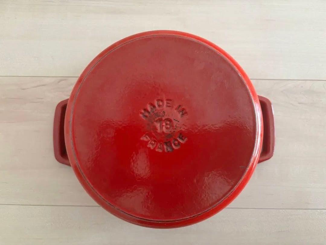 STAUB ラ・ココット チェリー　両手鍋　18センチ