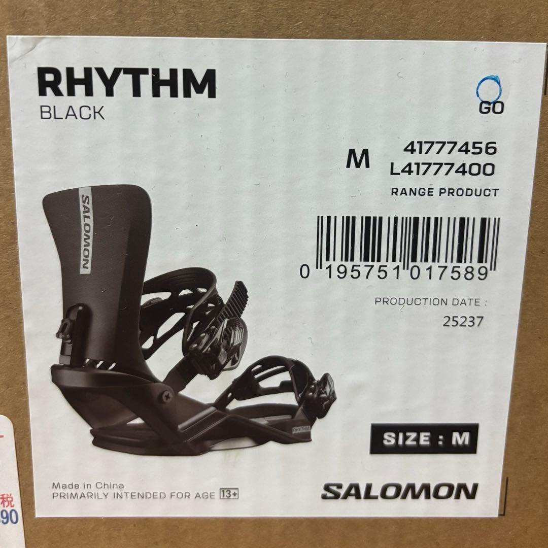 SALOMON RHYTHM ブラック Mサイズ ビンディング