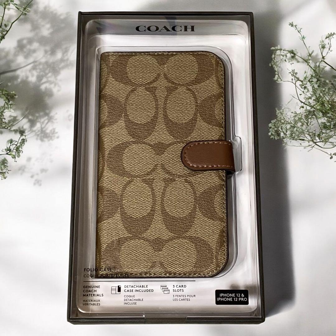 COACH 手帳型ケース iPhone 12/12 Pro用