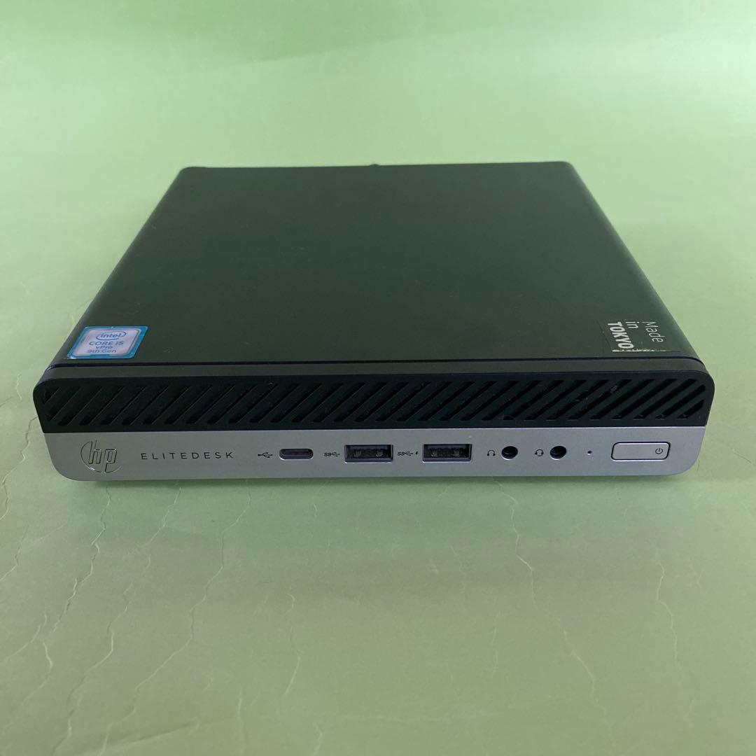 ミニPC HP EliteDesk 800 G5 / i5-9500 / 8GB