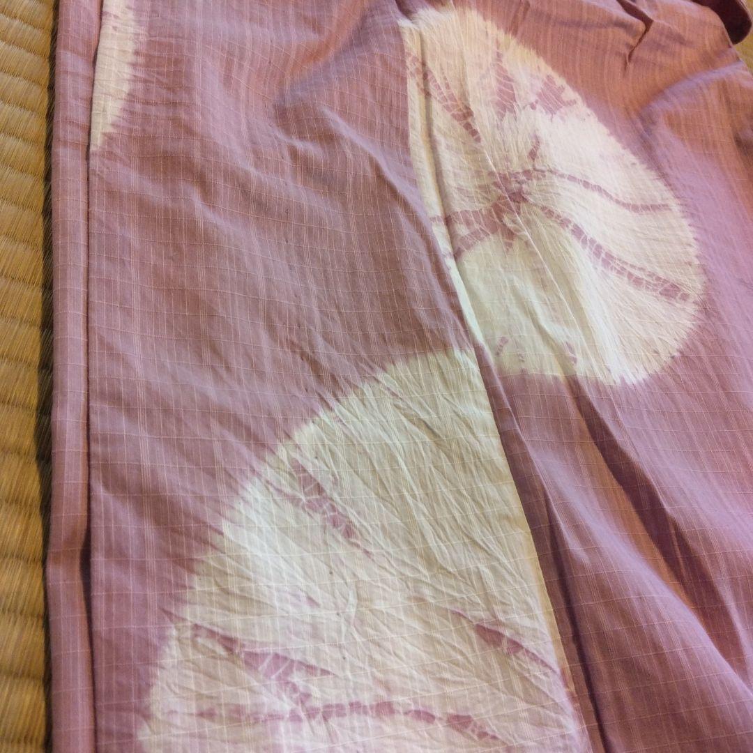 しまさん専用⭐(^^)絞りの浴衣⭐水玉、ピンク薄い紫