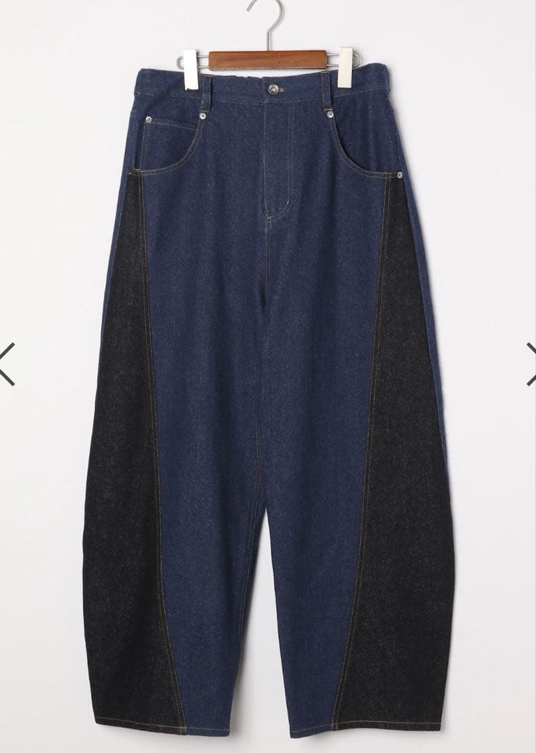 新品 ニコアンド［be with M］ Misayo デニムパンツ Lサイズ