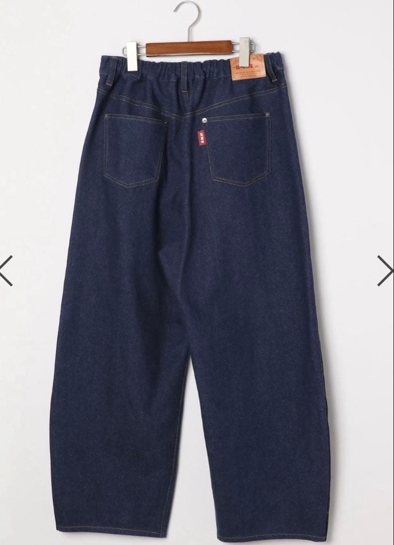 新品 ニコアンド［be with M］ Misayo デニムパンツ Lサイズ