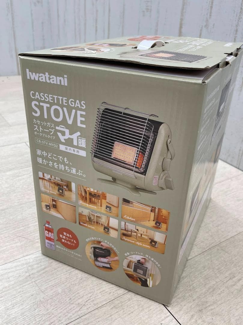 新品 イワタニ カセットガスストーブ マイ暖 CB-STV-MYD2 屋内専用