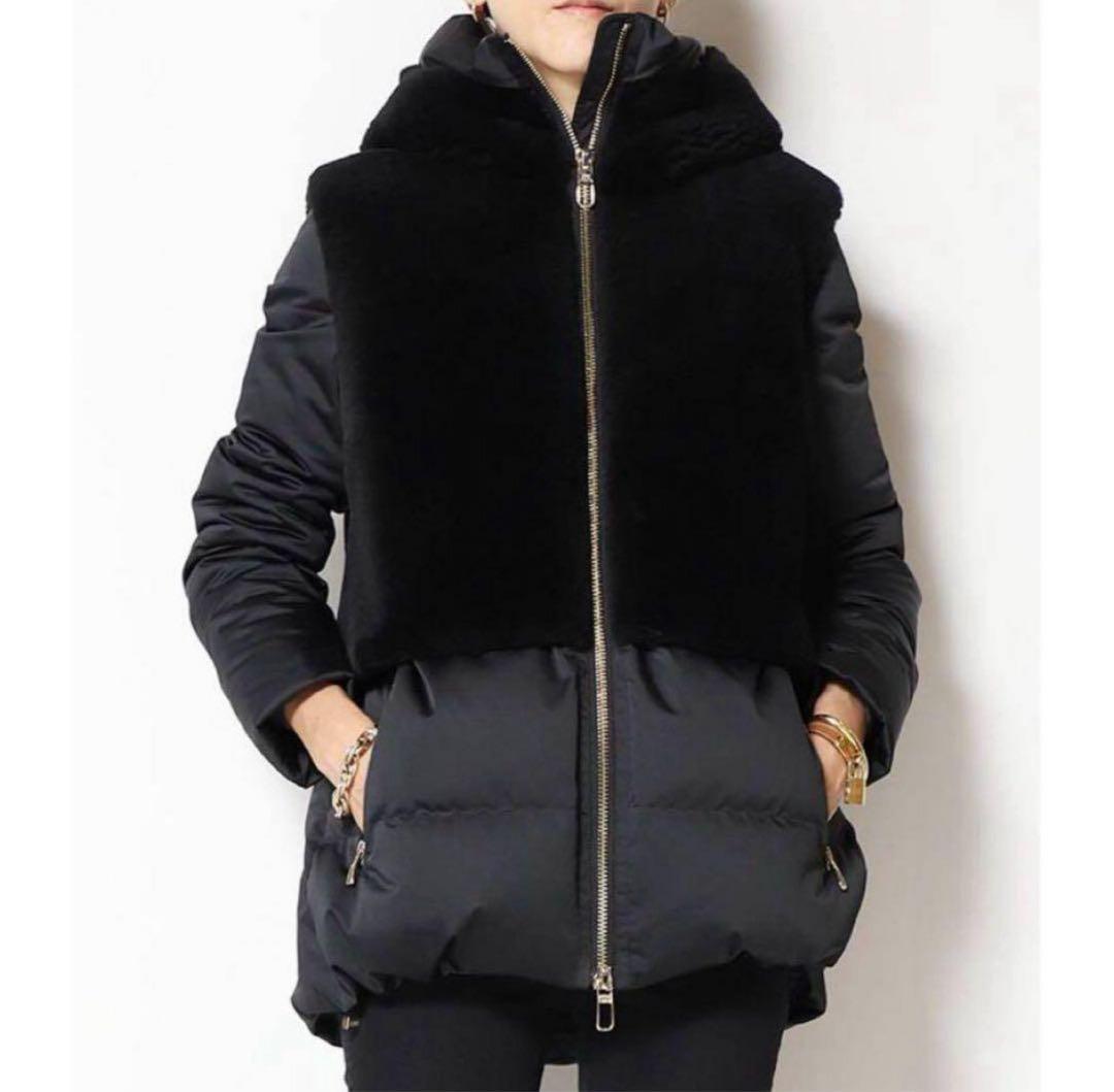 最終値下げDUNO デュノ187,000円 23A/Wムートンダウンコート