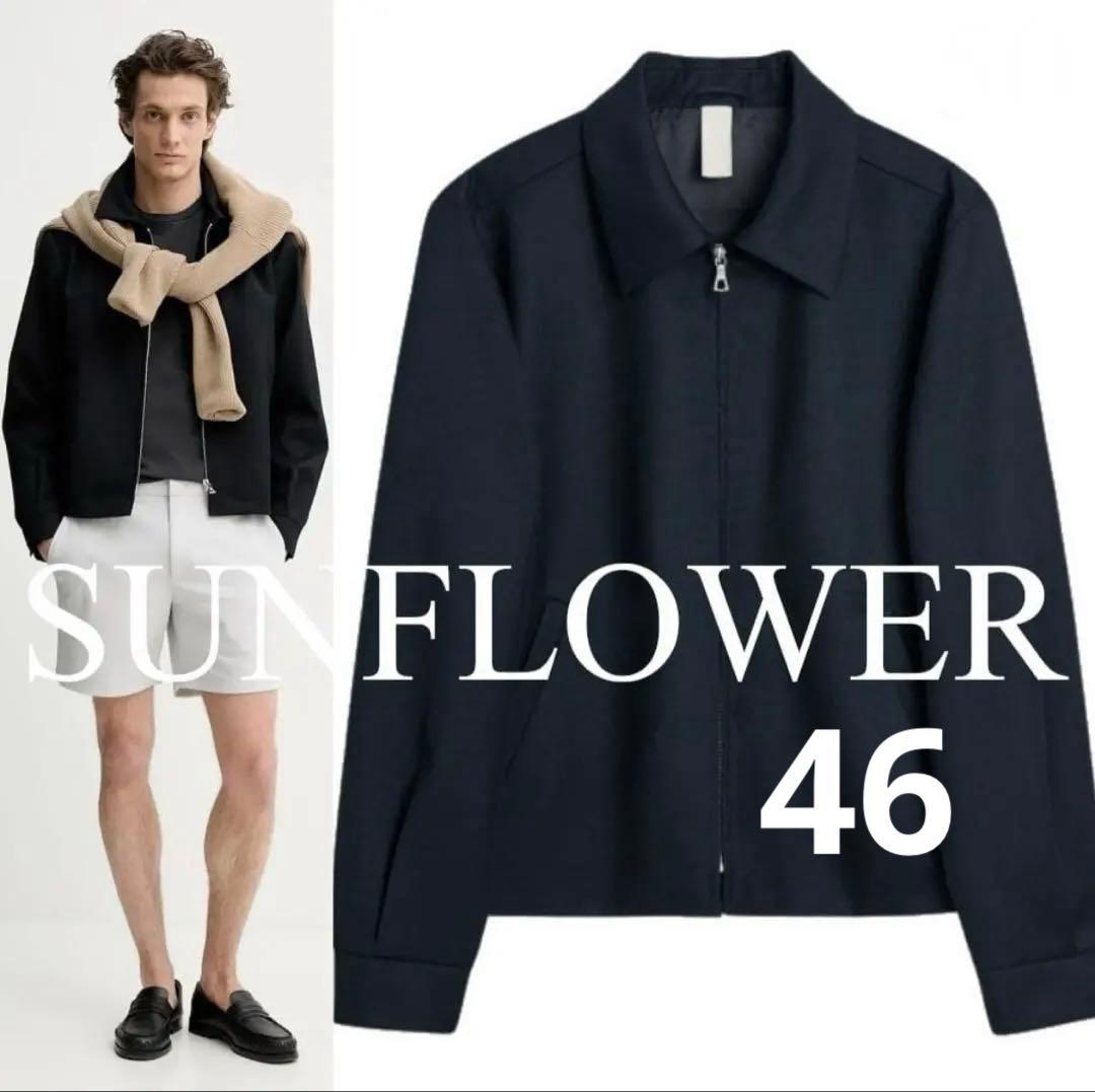 《完売品》sunflower short jacket navy 46