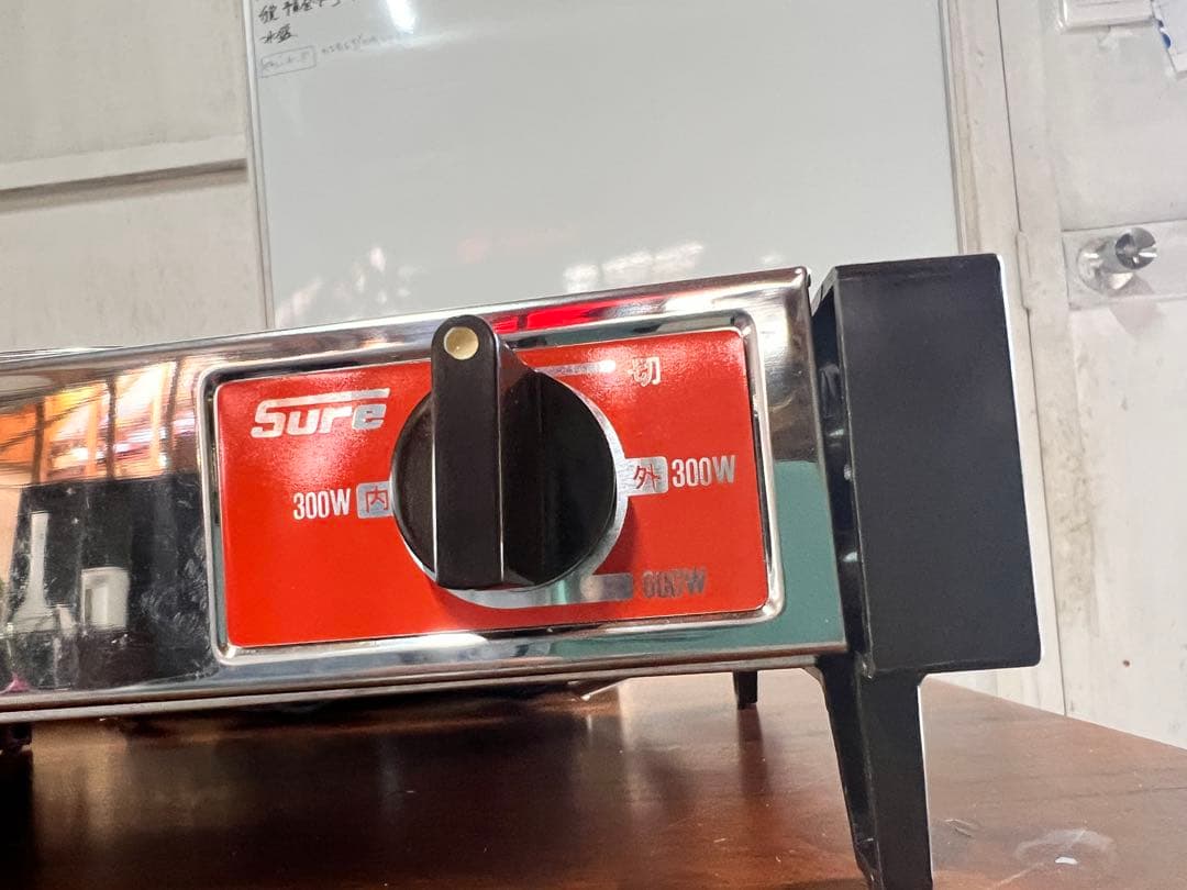 石崎電気製作所　電気コンロ　卓上　レトロ　　used？　美品　　ナショナル