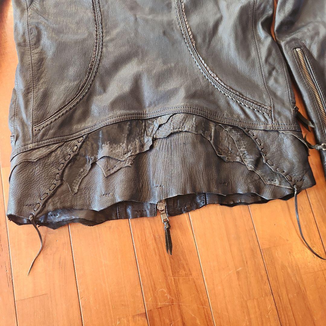 14th addiction　レザージャケット　ライダース