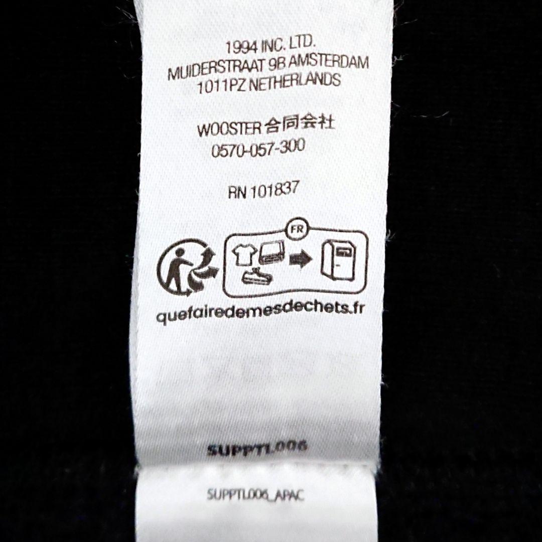 即完売 シュプリーム ボックス 刺繍 ロゴ ブラック オーバーサイズ パーカー