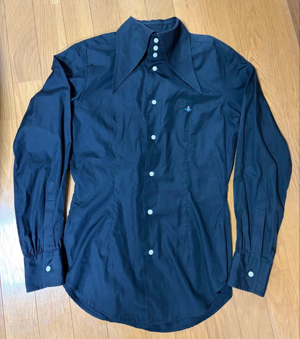 Vivienne Westwood 変形襟　長袖シャツ　ドレスシャツ 44