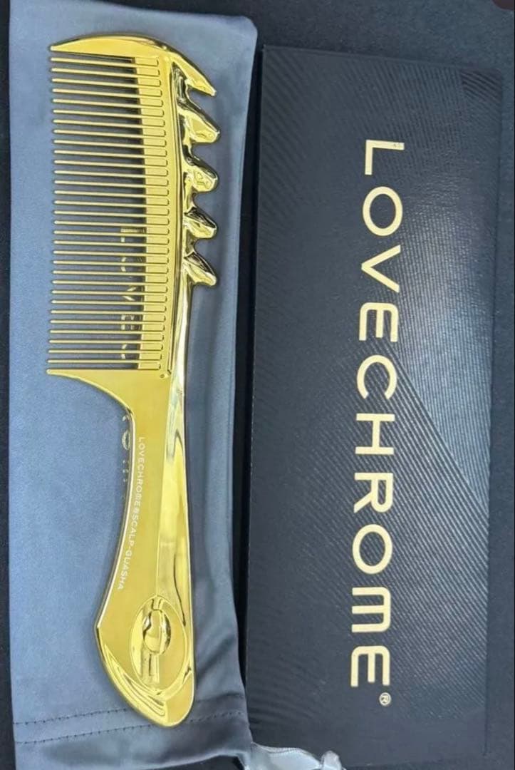 ラブクロム　スカルプカッサ　 正規品　K24GP GOLD ヘアコーム