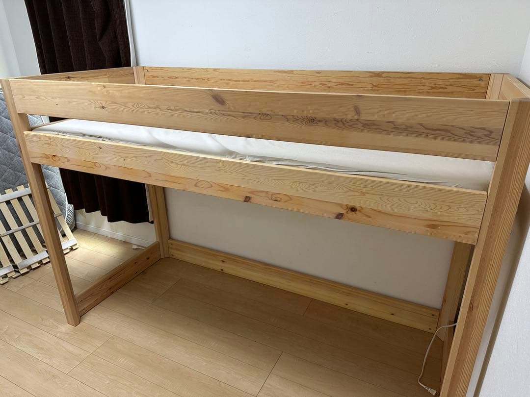 無印良品　ロフトベッド　マトレス付き