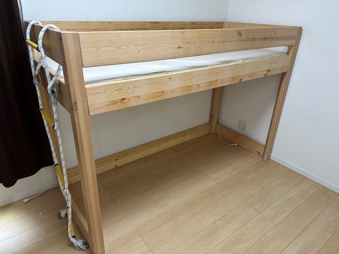 無印良品　ロフトベッド　マトレス付き