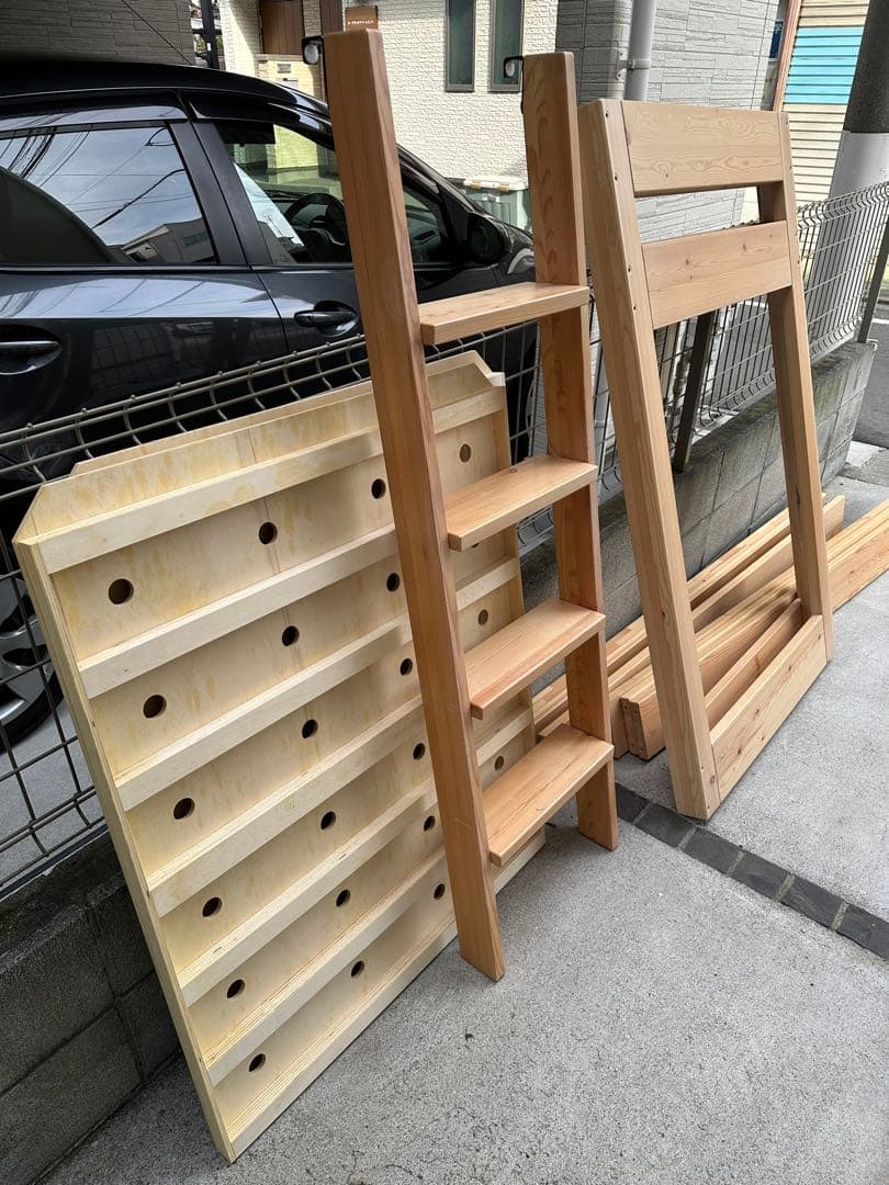 無印良品　ロフトベッド　マトレス付き