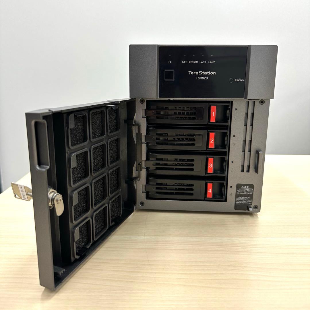 外付けハードディスク・ドライブ BUFFALO TeraStation 8TB TS3420DN0804