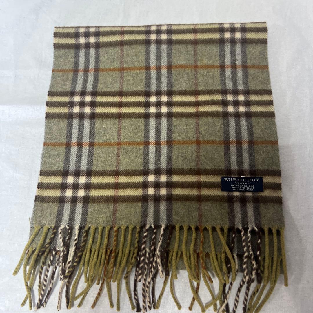 お値下げ中❗️⭐️【美品】BURBERRY バーバリー⭐️カシミア100%マフラー