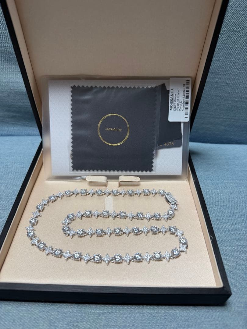 モアサナイトシルバー925ネックレス