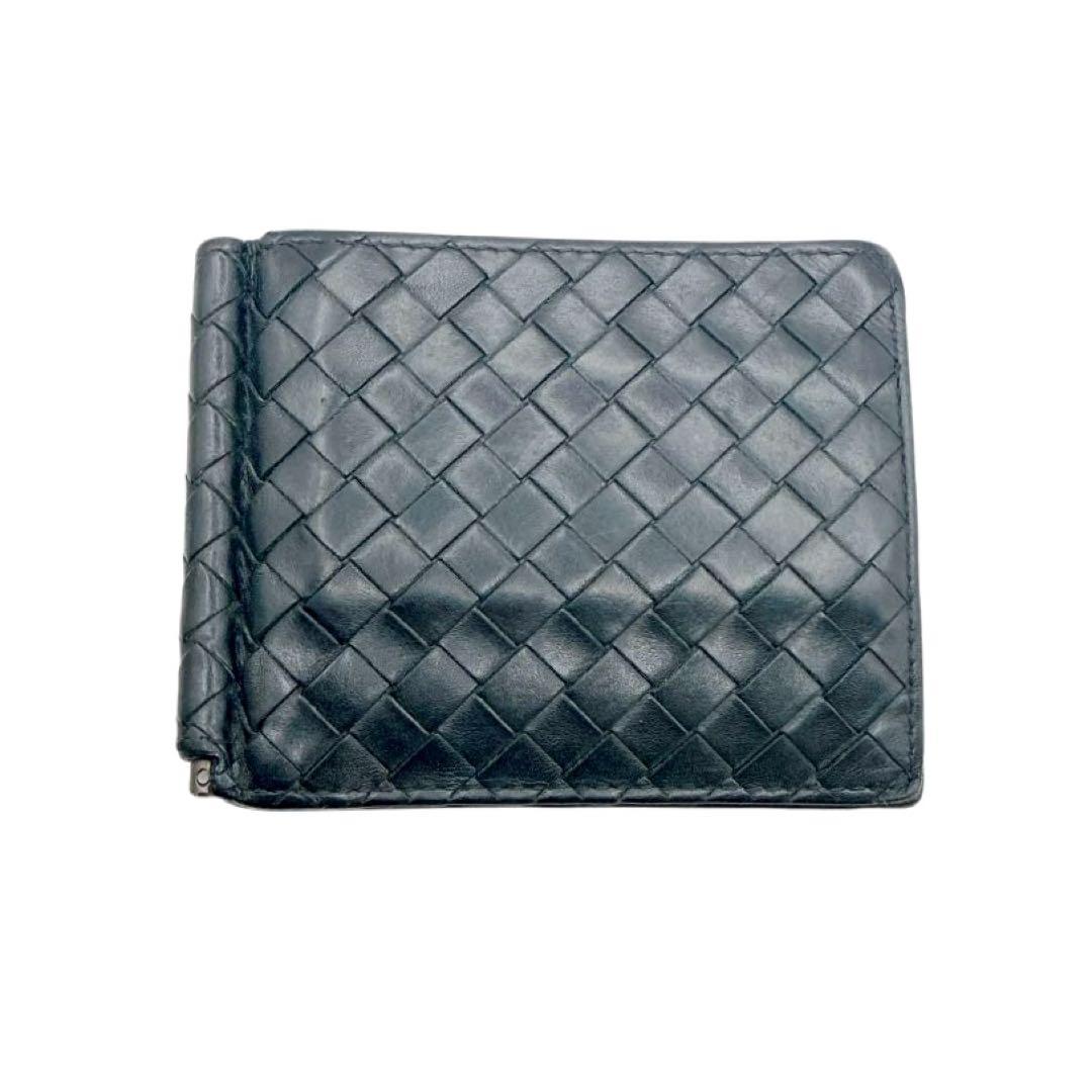 ボッテガヴェネタ✨財布　マネークリップ　カードケース　イントレチャート　ブラック