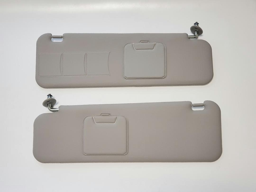 200系ハイエース　純正サンバイザー左右　標準・ナロー　グレー　スーパーＧＬ