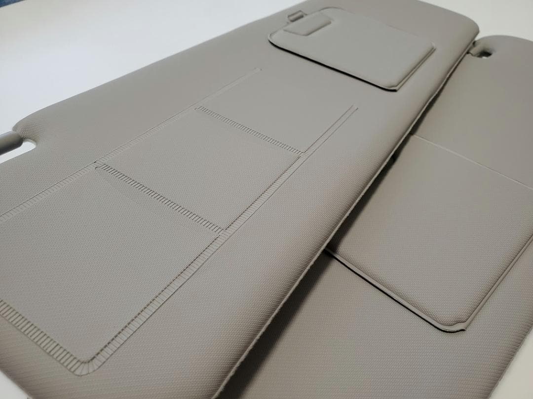 200系ハイエース　純正サンバイザー左右　標準・ナロー　グレー　スーパーＧＬ