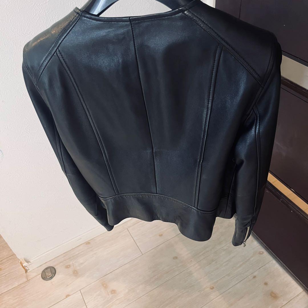 新品☆ANAYI ラムレザーファスナーブルゾン/セオリー、23区、ロペ