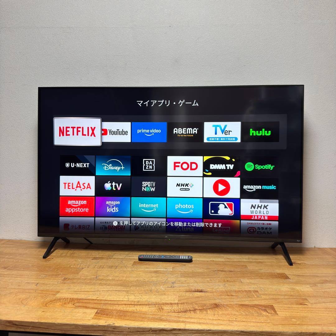 JVC 65V型 4K 液晶テレビ JL-65YS10 Fire TV 25年製