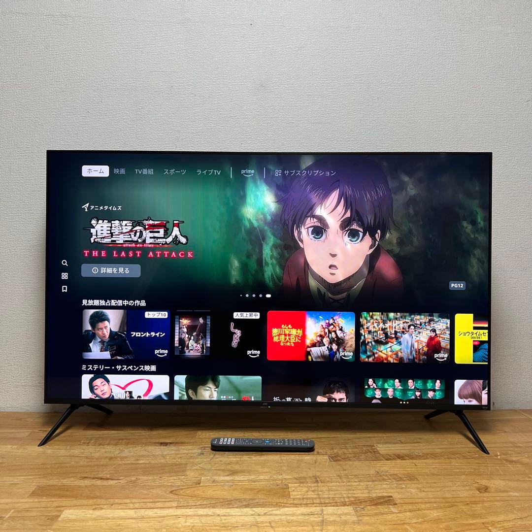 JVC 65V型 4K 液晶テレビ JL-65YS10 Fire TV 25年製
