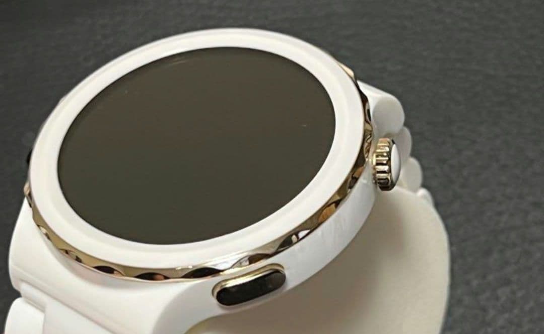 HUAWEI Watch GT3 Pro エレガントモデル　ホワイト×ゴールド