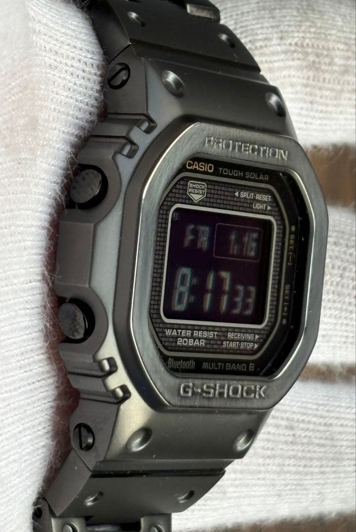 美品　G-SHOCK GMW-B5000MB-1JF ブラック 電波ソーラー