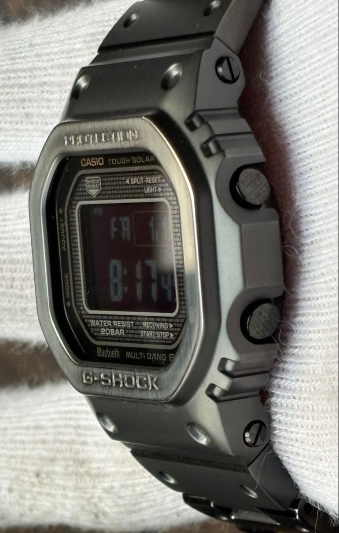 美品　G-SHOCK GMW-B5000MB-1JF ブラック 電波ソーラー