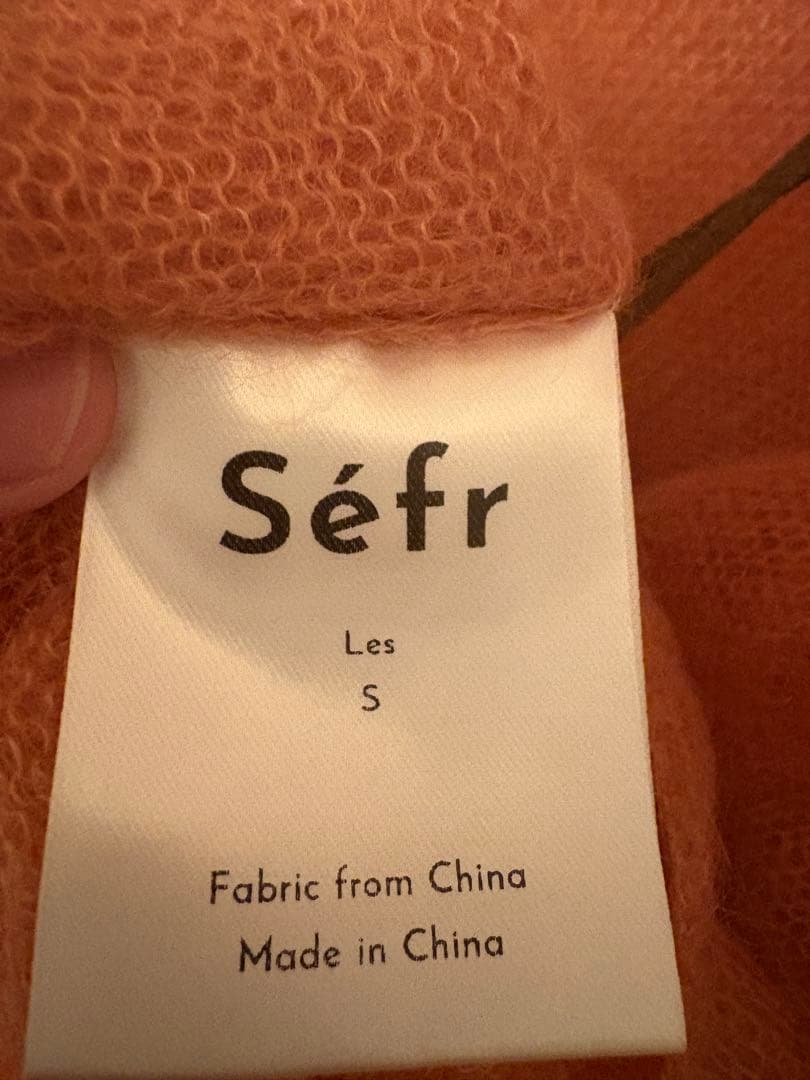 25SS Sefr Les sweater シアーニット