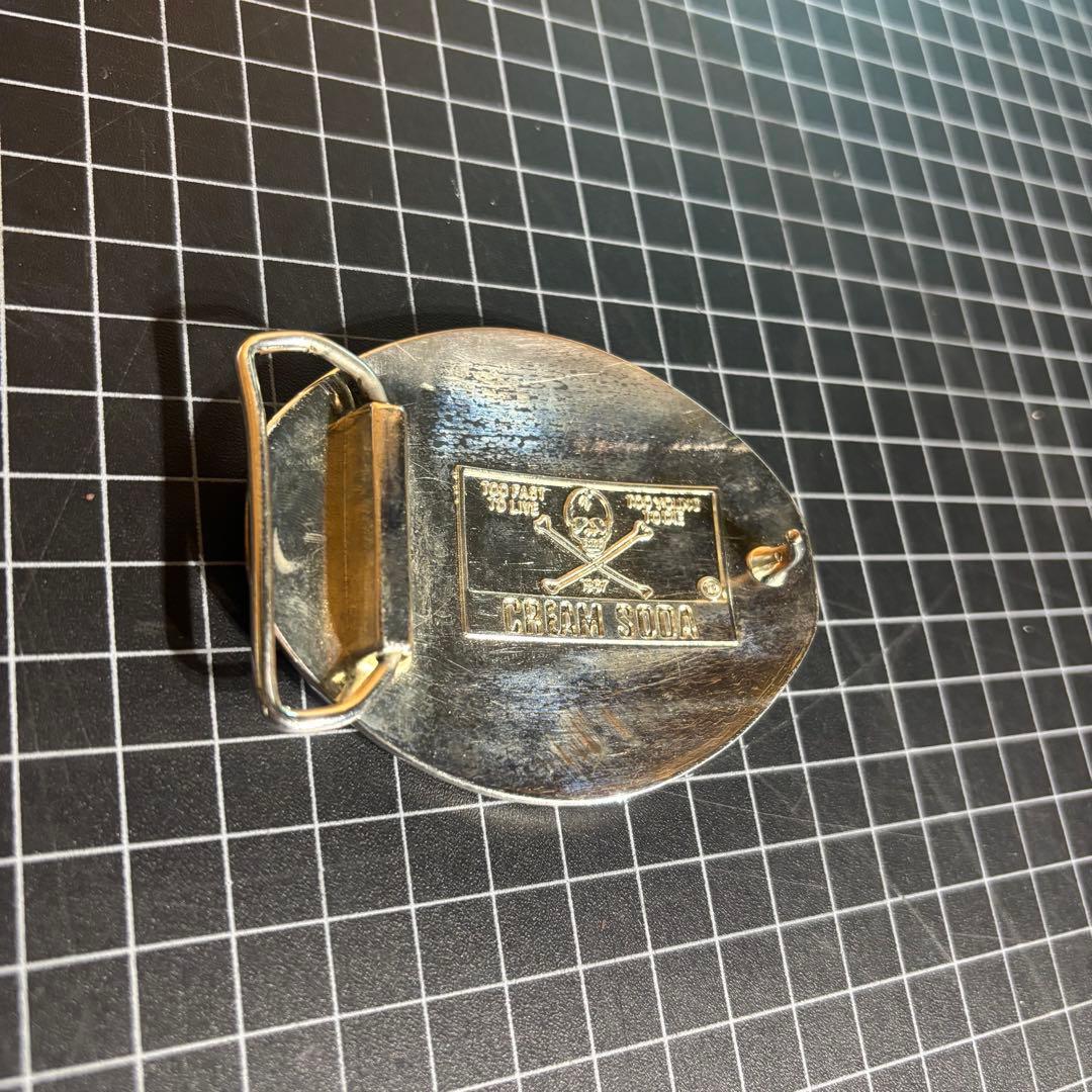 クリームソーダ ロゴ バックル ベルトなし