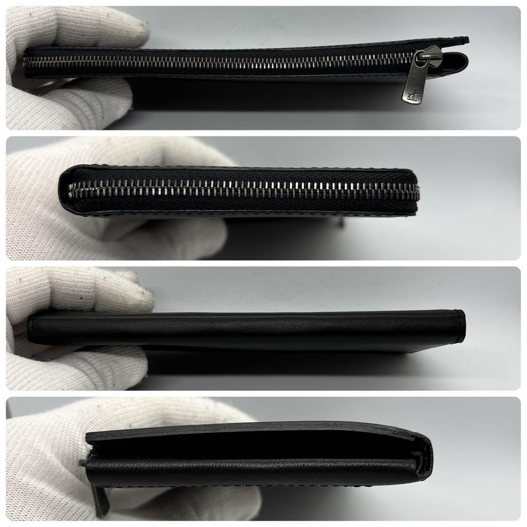 【極美品】ステータシー　イルモードエア　長財布　右利き用　ブラック