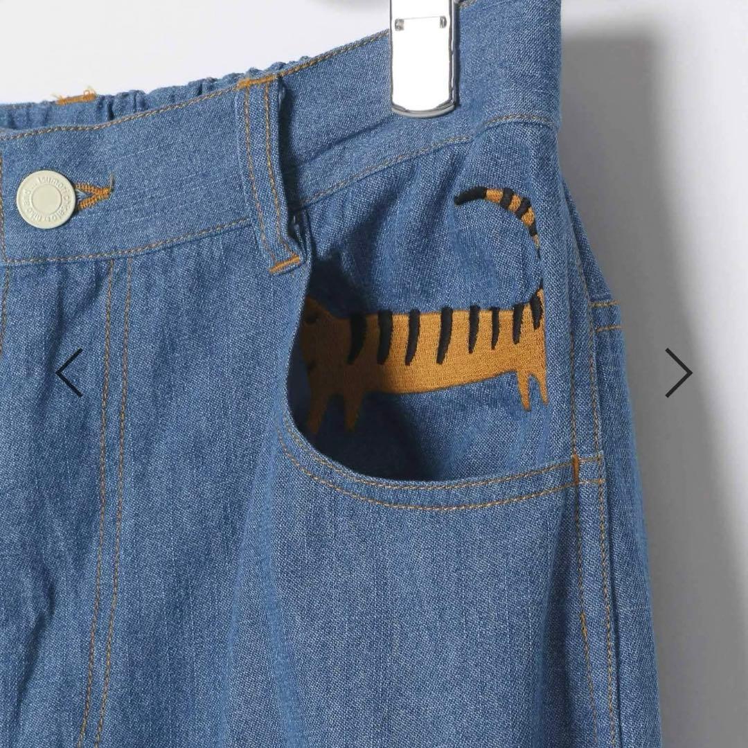 tsumori chisato（ツモリチサト）】コラボ 刺繍デニムパンツ