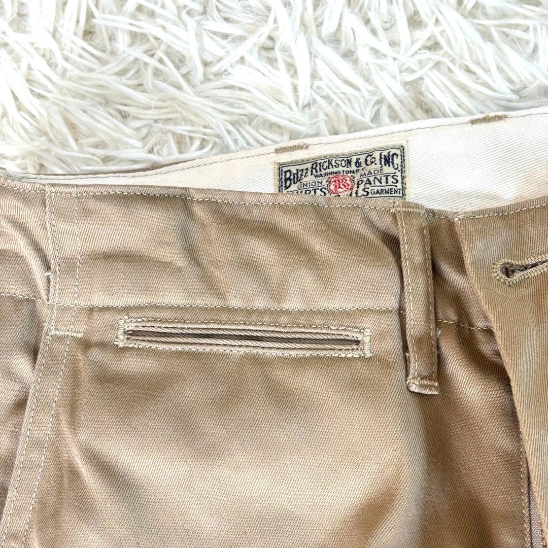 BUZZ RICKSON’S BEAMS BOY 別注 チノパンツ サイズ 00