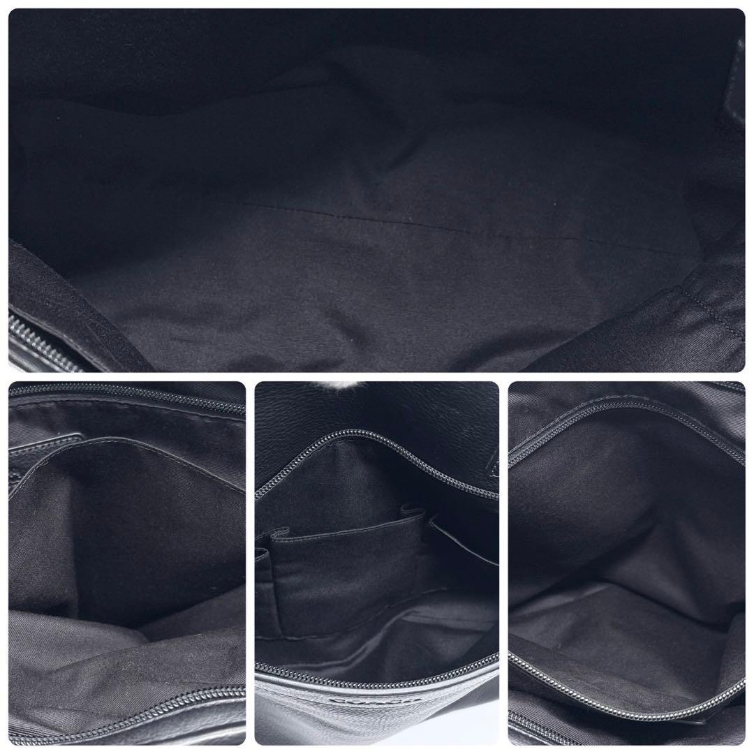 美品✨コーチ ビジネスバッグ 2way カムデン 本革 A4可 大容量 ブラック