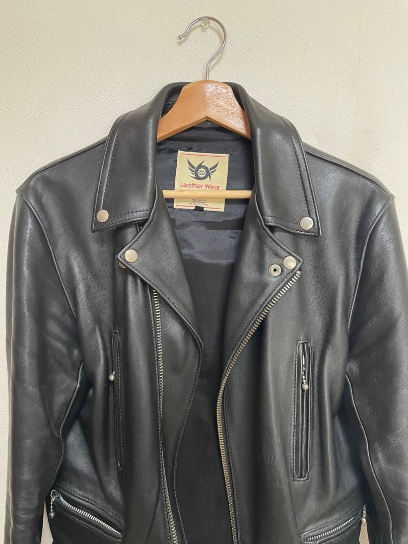 666 Leather Wear ダブルライダース Size 36