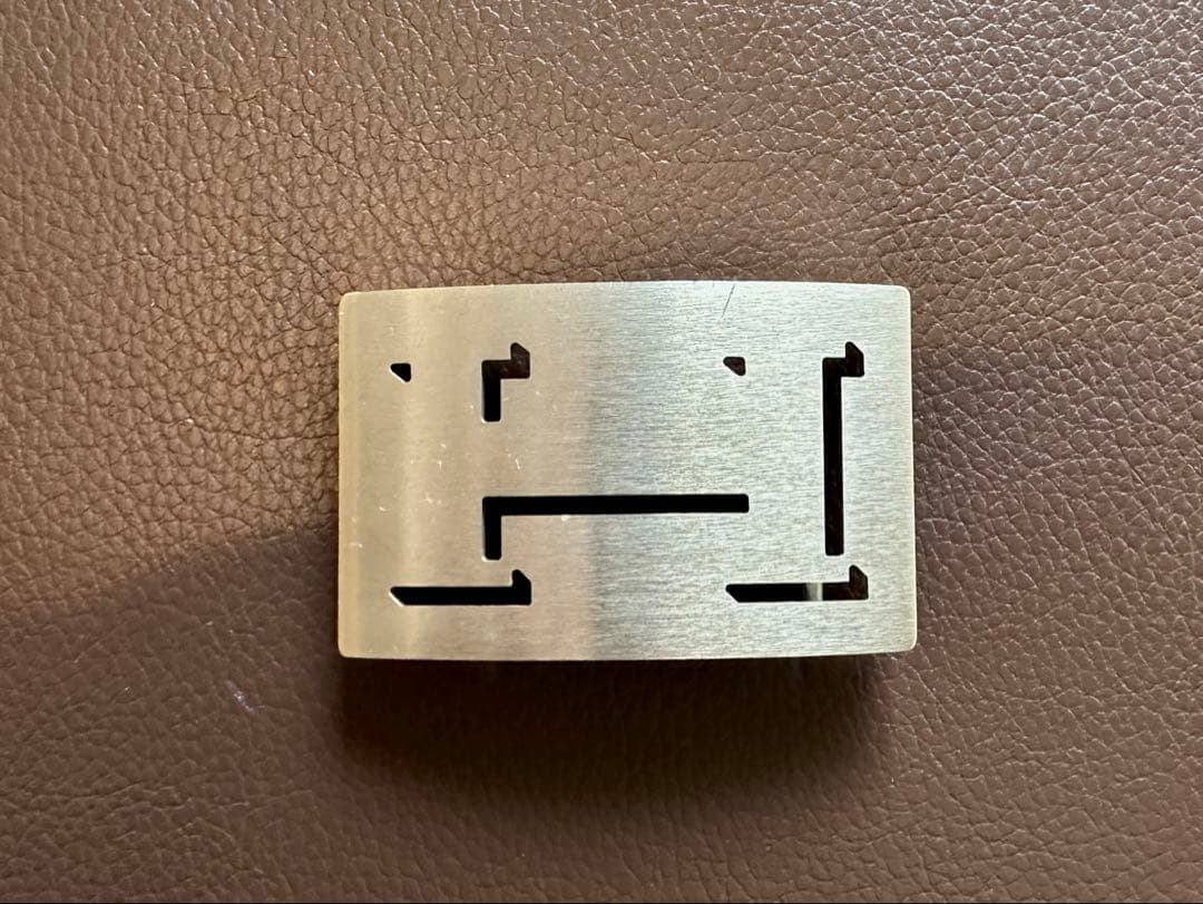 【極美品】エルメス ベルトバックル H・オ・カレ シルバー 単体