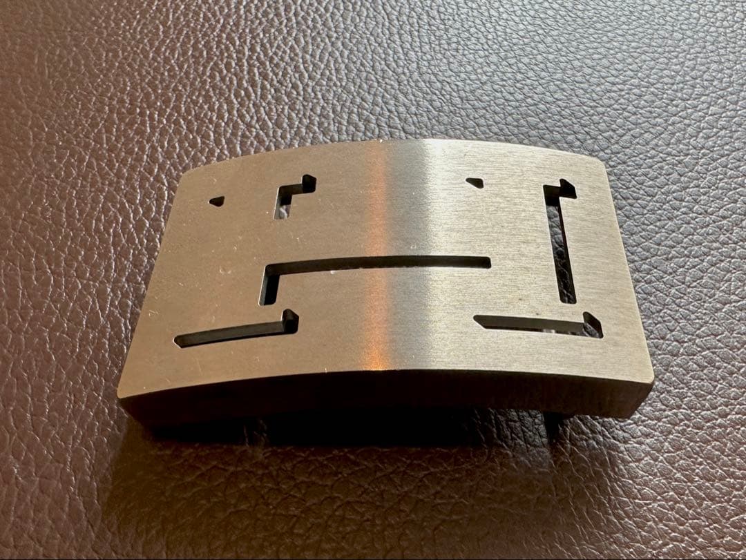 【極美品】エルメス ベルトバックル H・オ・カレ シルバー 単体