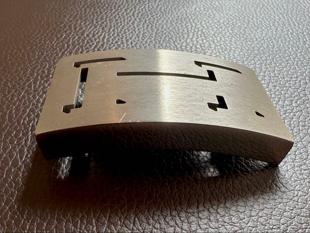 【極美品】エルメス ベルトバックル H・オ・カレ シルバー 単体