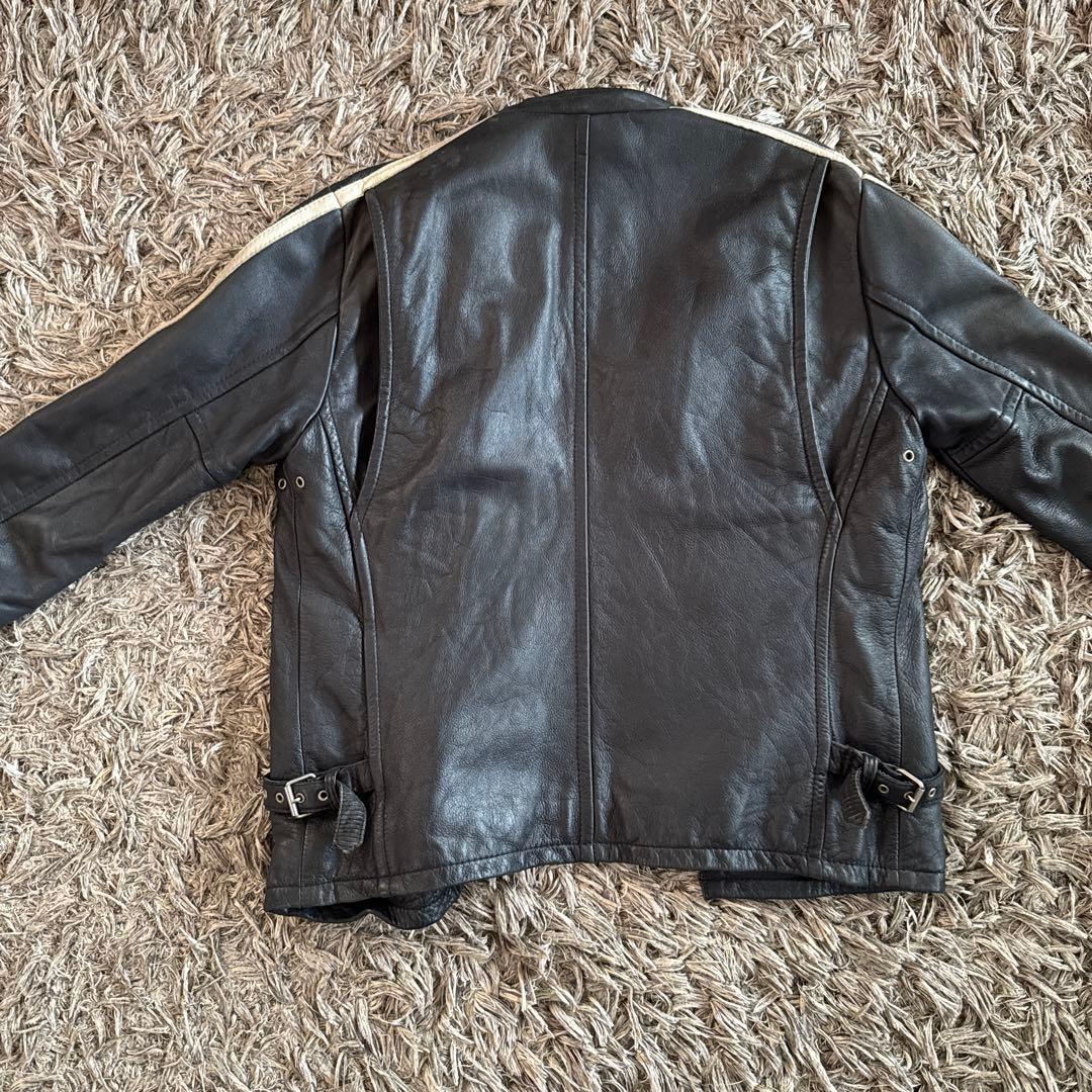 即購入ok！Schott ブラック レザージャケット シングルライダース