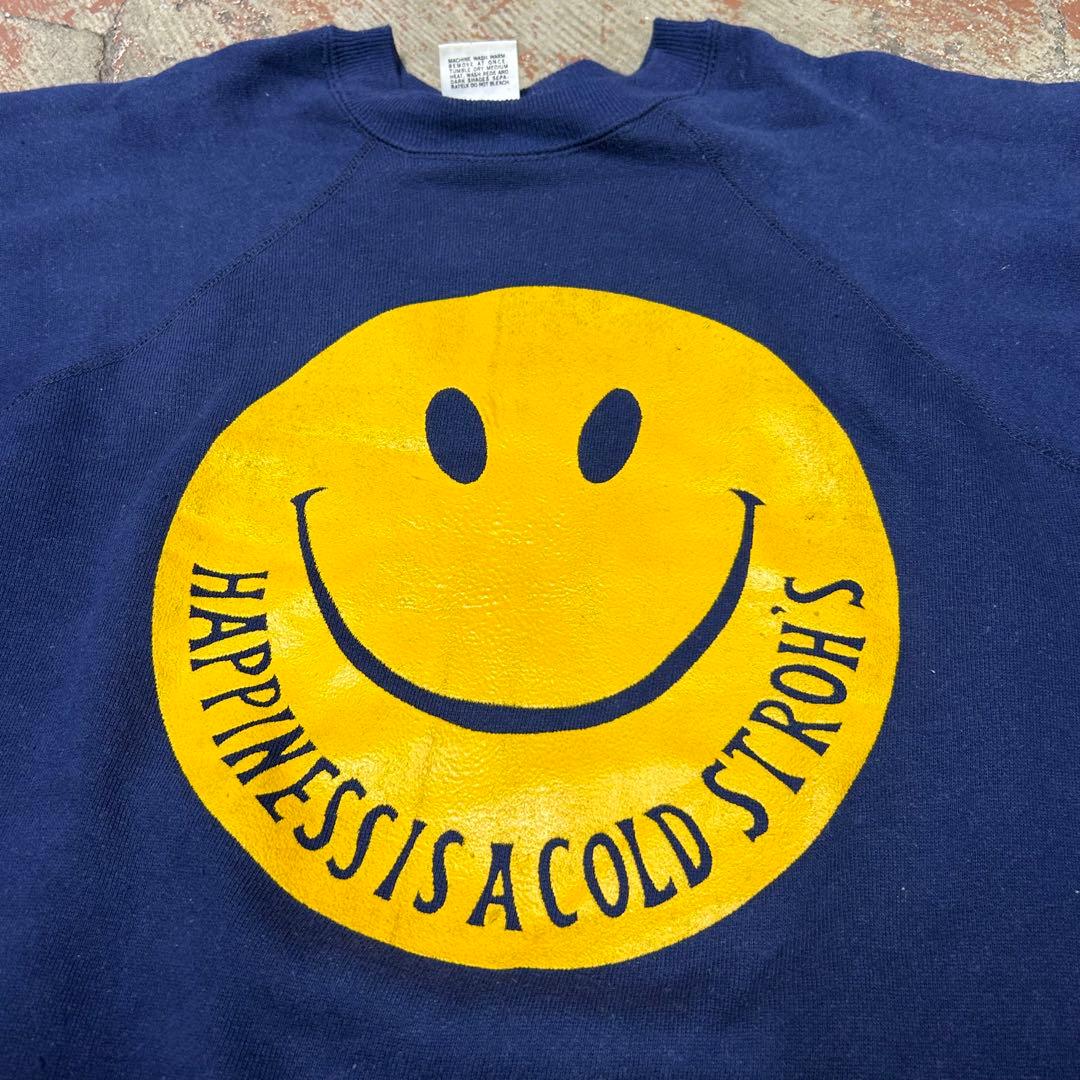 た*ん様 60s〜 wilson スウェット スマイル USA製 L ビンスエ