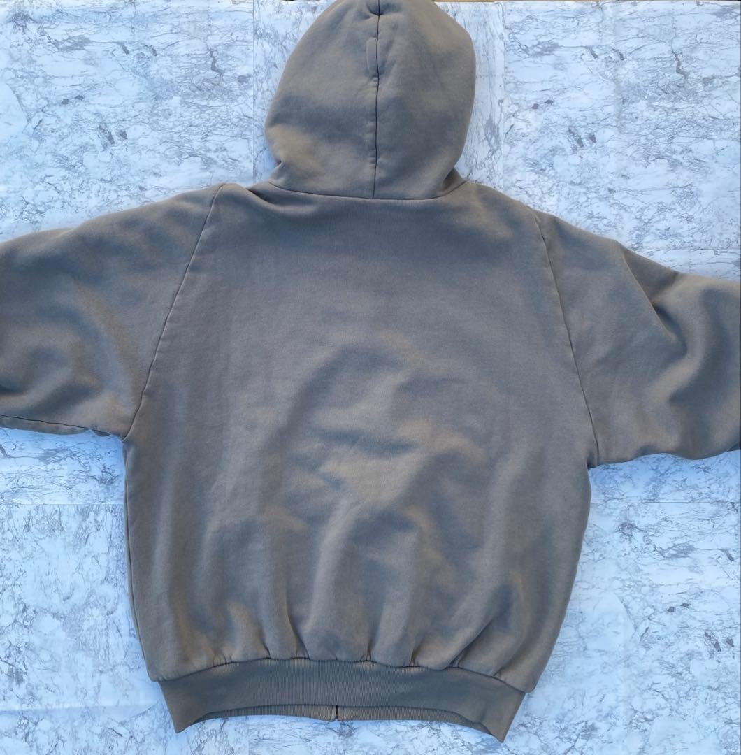 【美品・希少】Yeezy Gap ジップアップパーカー 【ベージュグレー】　短丈