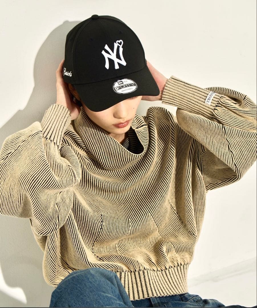 【残り1点】BASICKS × NEW ERA 9FORTY ブラック キャップ