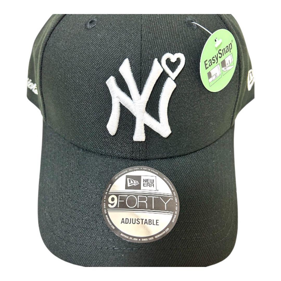 【残り1点】BASICKS × NEW ERA 9FORTY ブラック キャップ